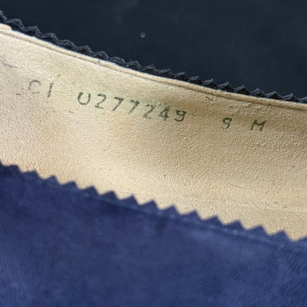 Vintage Stuart Weitzman Spectator Penny Loafers Two Tone Leather Spain Women 9 M - Picture 12 of 16